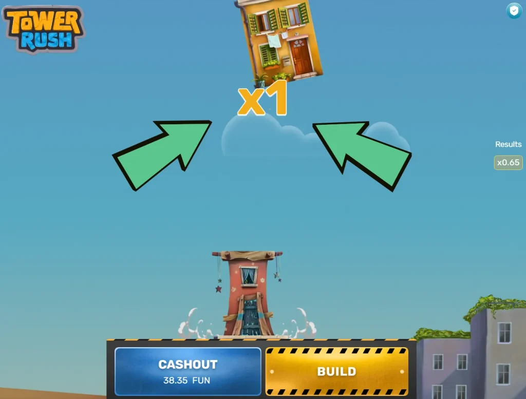 Tower Rush – Multiplikator Ihres Einsatzes
