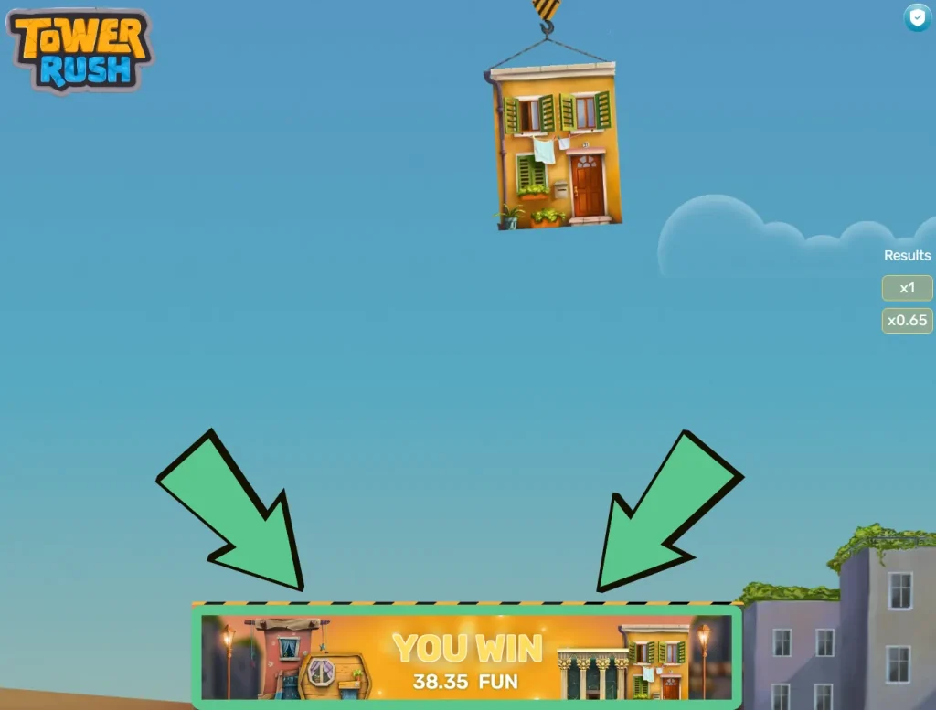 Tower Rush – Gewinne abrufen